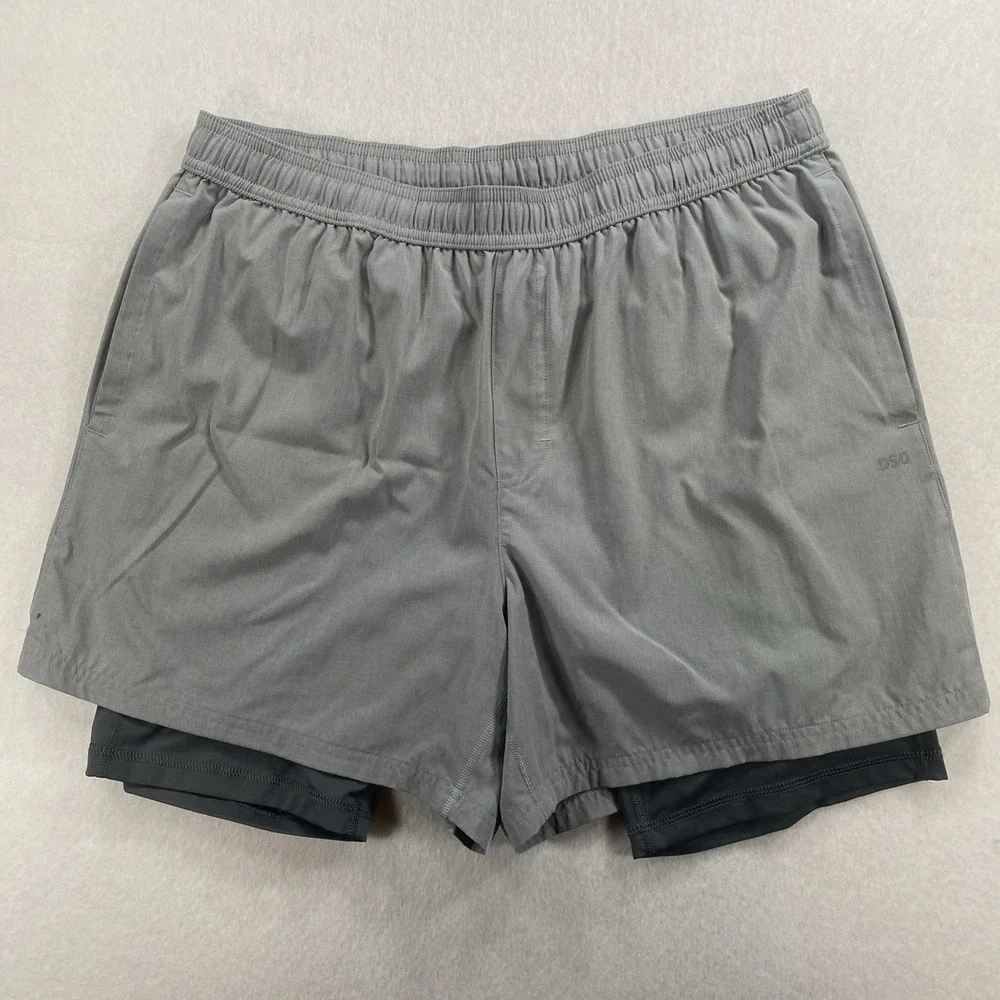 DSG 2-in-1 Athletic Shorts Mens Large 5